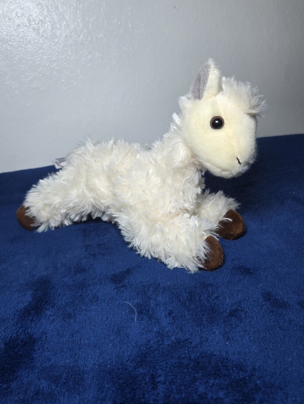 8" Aurora World Mini Flopsie White/Cream Llama Plush Stuffed Animal 31744 2018